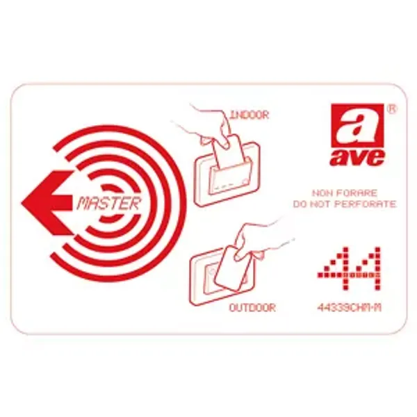 Master type MIFARE card image 1