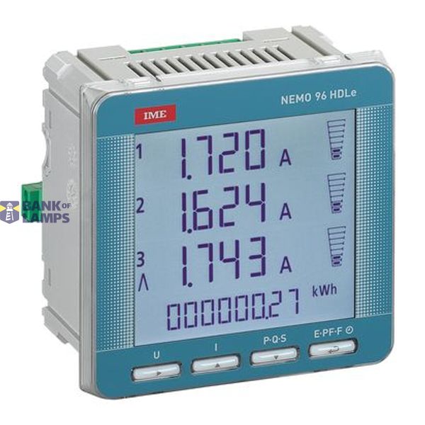 Nemo 96HDLe - Multifunction for LV application with active (cl.0.5) / reactive (cl.2) energy metering on 4 quadrants image 1