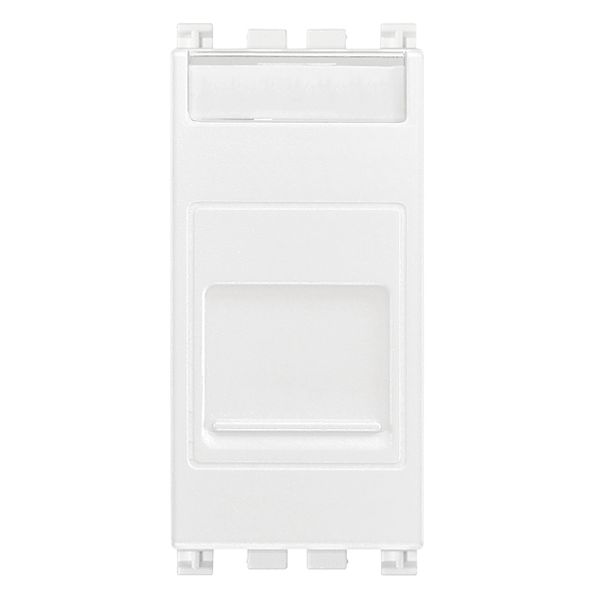 RJ45 Keystone adaptor white image 1
