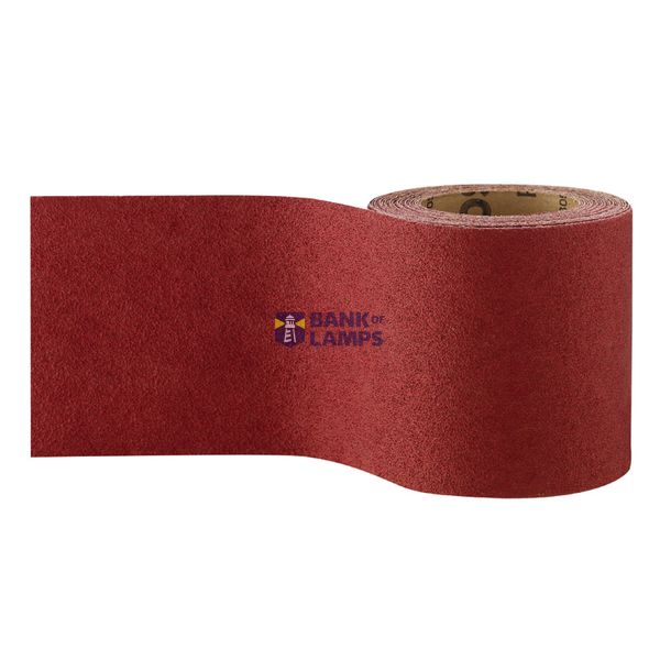 Sanding roll for wood and paint, 93 mm x 5 m, P80 G= 80 image 1