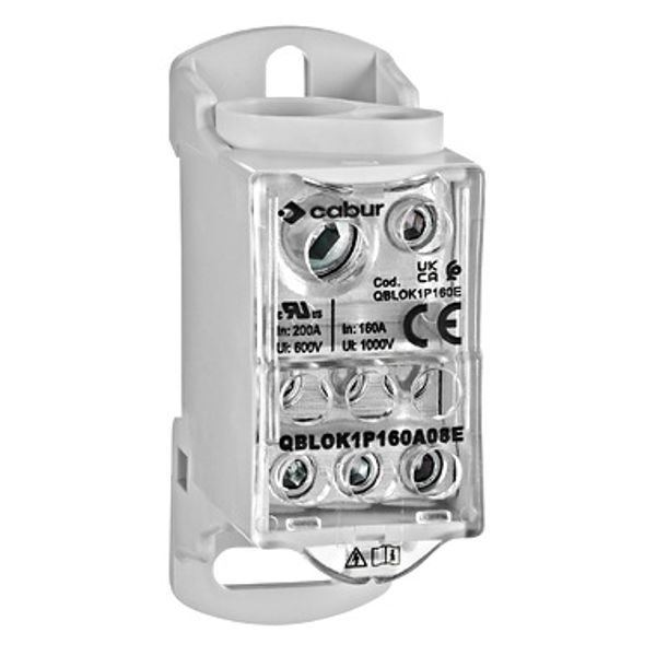 Main branch terminal, 1-pole,160A, in. 1x16+1x70,out.6x16mmý image 1