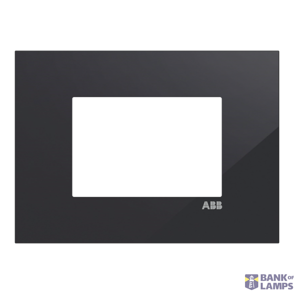 Black 3M glass effect plate image 1