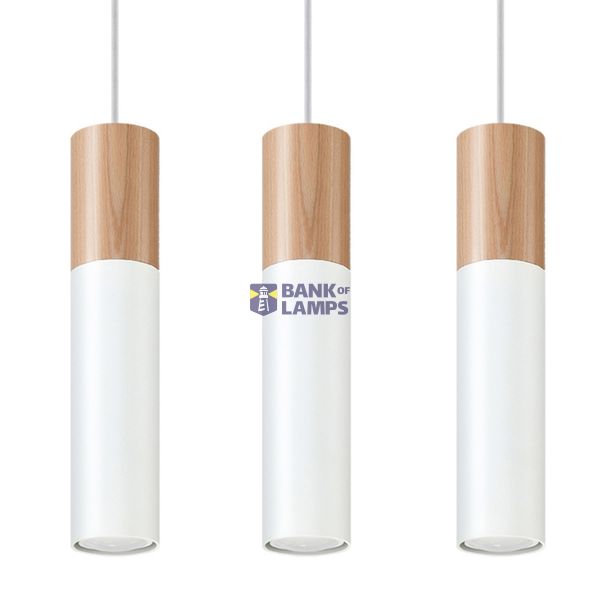 HANGING LAMP PABLO 3L WHITE GU10 3X40W IP20 image 3