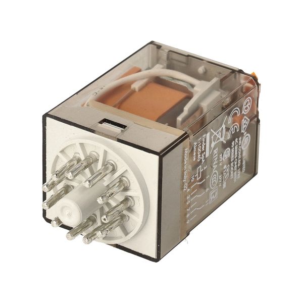Rel. 3CO 10A/230VAC/Agni+Au/Test button/LED (60.13.8.230.5050) image 4