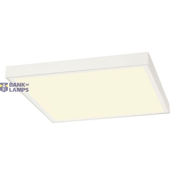 PANLED installation frame for 620x620mm square LED panels, matt white image 2
