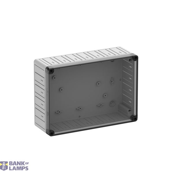 Empty enclosure, transparent, Type of protection IP30, Impact strength IK07, Protection class II, Rated voltage 690V AC, Halogen free image 1