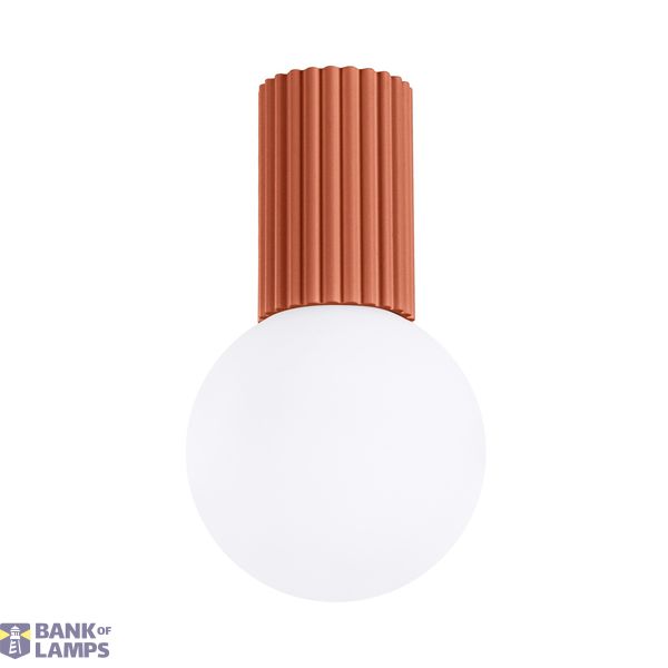 Ceiling lamp HALO red ochra IP44 image 2