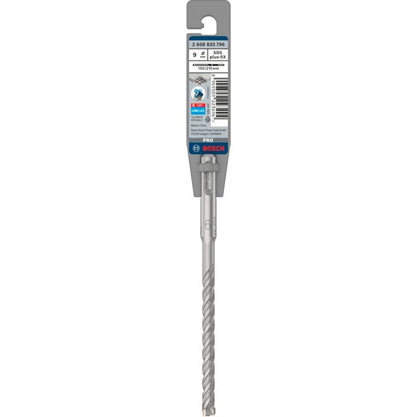 Hammer drill bit SDS-plus-5X 9 x 150 x 210 mm image 2