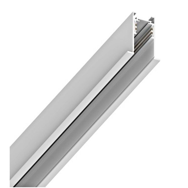 48V RECESSED FRAME TRACK 2000MM WHITE image 1