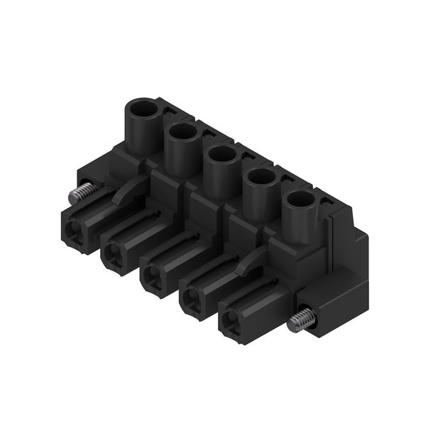 PCB plug-in connector, female plug, 7.62 mm, Number of poles: 5, 180°, Clamping yoke connection, Clamping range, max. : 4 mm², Box image 2