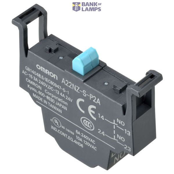 A22N Contact blocks, DPST-NO, push-in terminal A2275003E image 1