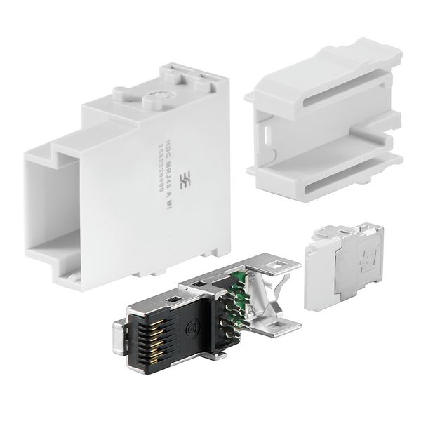 RJ45 module, 50 V, 1 A, Number of poles: 8, IDC terminal, Male, Required plug-in slots: 1 image 1