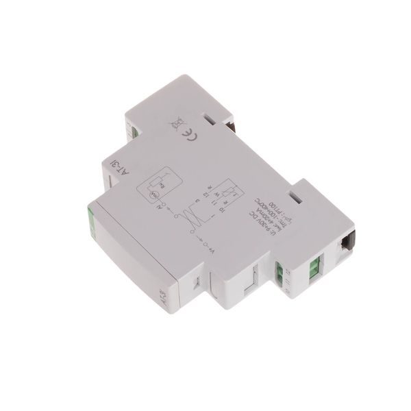 analog temperature transmitter, for PT-100, current 4-20mA, 1 module, without probe image 3