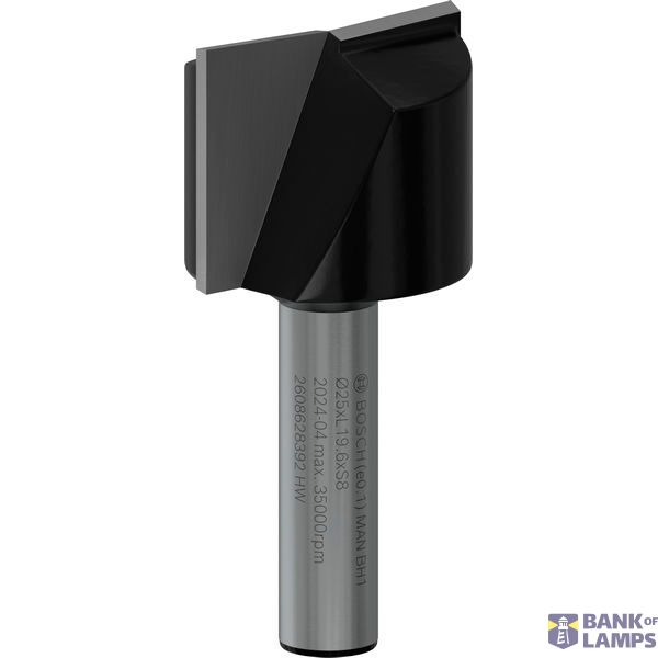 Straight bit, 8 mm, D1 25 mm, L 19.6 mm, G 51 mm image 1