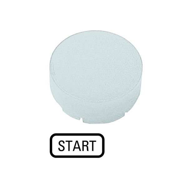 M22-XDLH-W-GB1 Button lens, raised white, START image 3