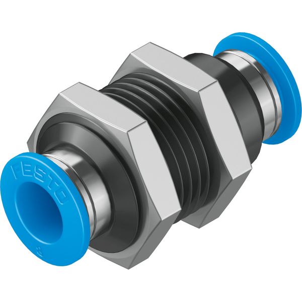 QSS-8 Push-in bulkhead connector image 1
