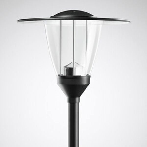 Post-top luminaires 987 CLO (normal) Lens Black ET 32W 3800lm 70 asymmetric wide (AB2L) IP23 IK04 5 SDCM 6728940 image 1