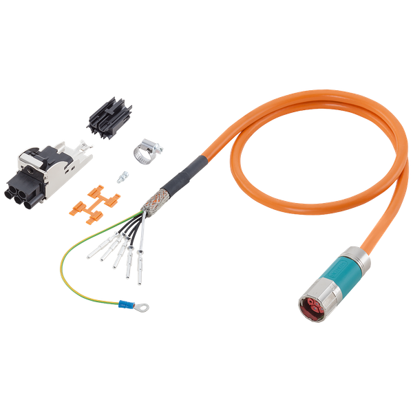 POWER CABLE, PREASSEMBLED 6FX5012-5DS01-1HF0 image 1