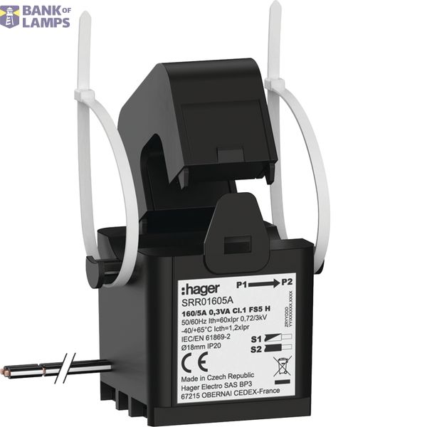 Split current transformer SC1 18 mm 160/5A 0.3 VA class 1 image 1