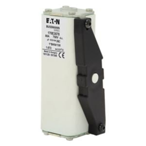 FUSE 80A 750V 1*BKN/130 GR DC image 1