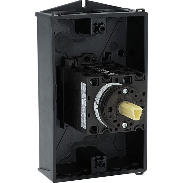 T3-5-15876/I2 Reversing star-delta switches, T3, 32 A, surface mounting, 5 contact unit(s), Contacts: 10, 60 °, maintained, With 0 (Off) position, D-Y-0-Y-D, Design image 38