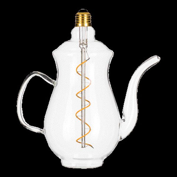 LED Teapot Chai Clear E27 4W 2200K image 2