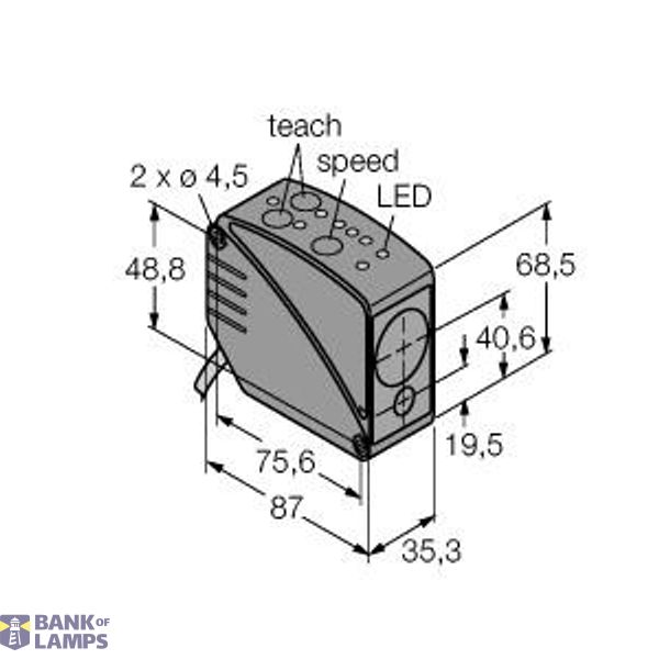 Photoelectric Sensor Retroreflective Laser Sensor (Runtime Measurement)   LT3PULV W/30 image 1