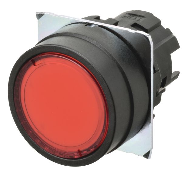 Pushbutton A22NZ Ã˜22, bezel plastic, FLAT, MOMENTARY, CAP COLOR Transp A2270007M image 1
