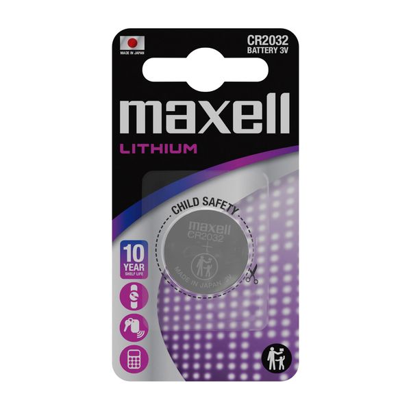 MAXELL Lithium CR2032 BL1 image 1