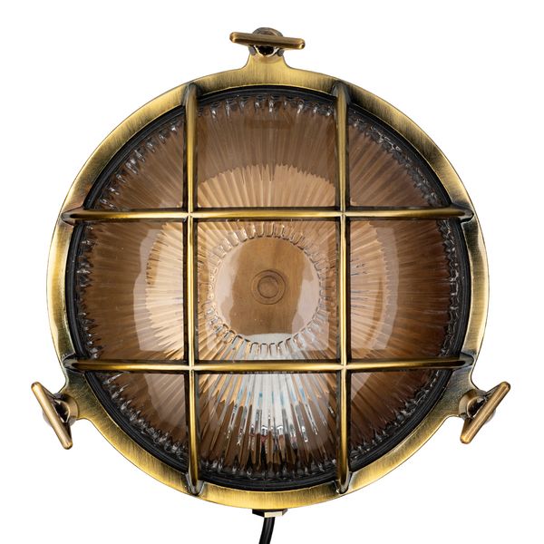 Bulkhead AHOI E27 Alu Bronze Round IP64 image 1