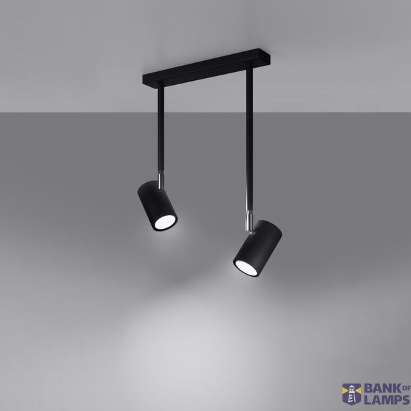 CEILING LAMP NORANO 2 BLACK GU10 2X40W IP20 image 10