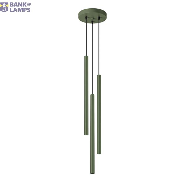 PASTELO HANGING LAMP 3P OLIVE GREEN 3XG9 image 2