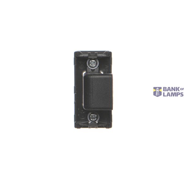 Single button with pictogram for switches and push buttons, black matt image 1