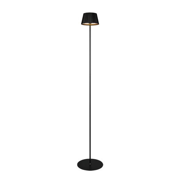 Suarez LED outdoor floor lamp matt black rechargeable image 1