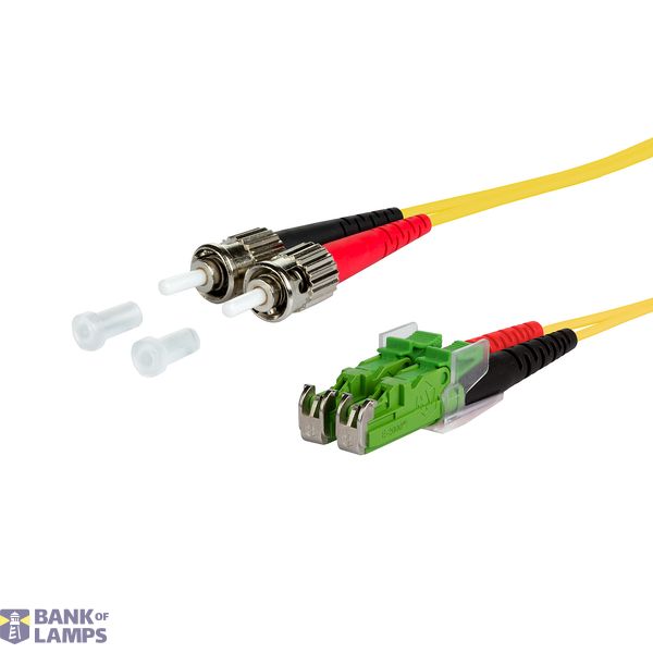 OpDAT patch cord 2xST/E2000-D APC OS2, 10.0 m image 1