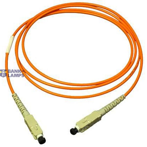 Fluke Multimode Encircled Flux compliant test reference cord (2m) for testing 50um SC terminated fibers (SC/SC) image 1