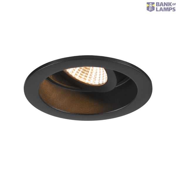 NEW TRIA® 68, ceiling installation ring, recessed, D: 8.2 H: 4.4 cm, IP 20, black image 2