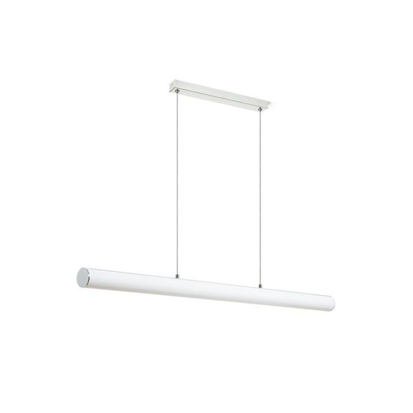 RIVIER LED I pendant chrome/frosted acrylic 230V LED 24W 3000K image 1