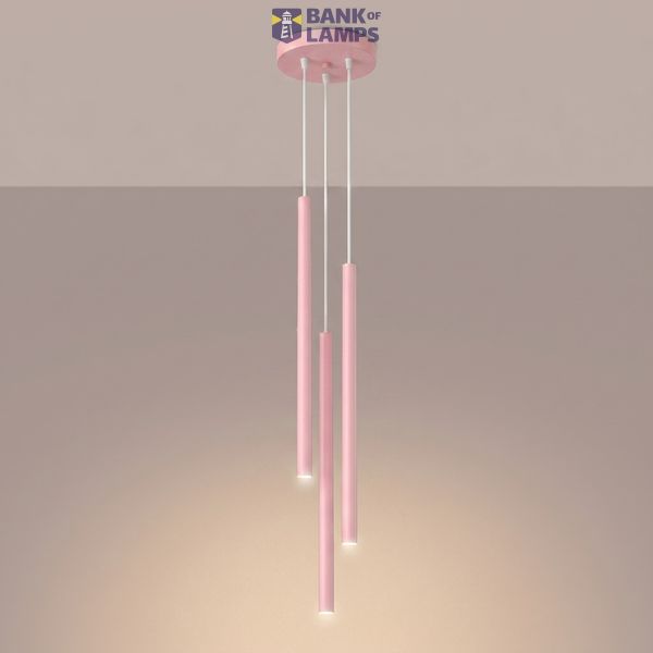 Pendant lamp PASTELO 3P pink image 9