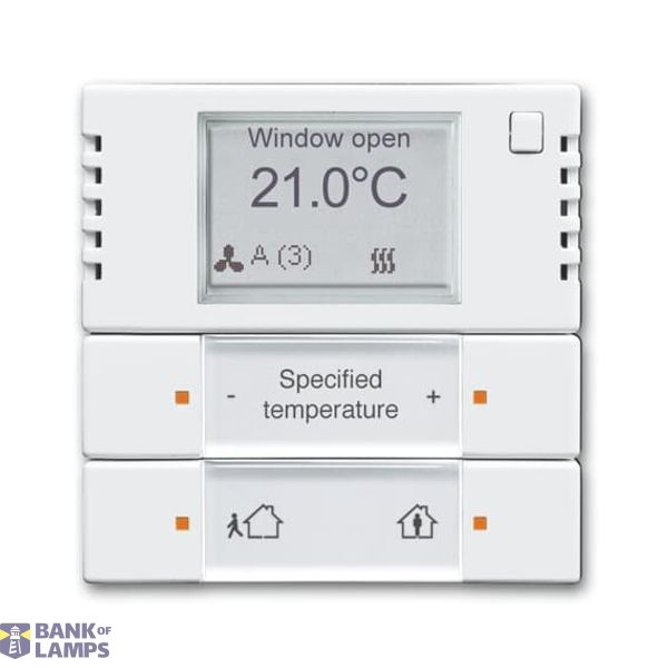 FM sensors for KNX, FM sensors solo®, Touch sensor with 2/4gang with thermostat, studio white image 1