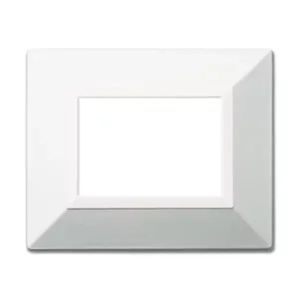 ZAMA44 FR. PLATE MIC.POLIS.WHITE 3M image 1
