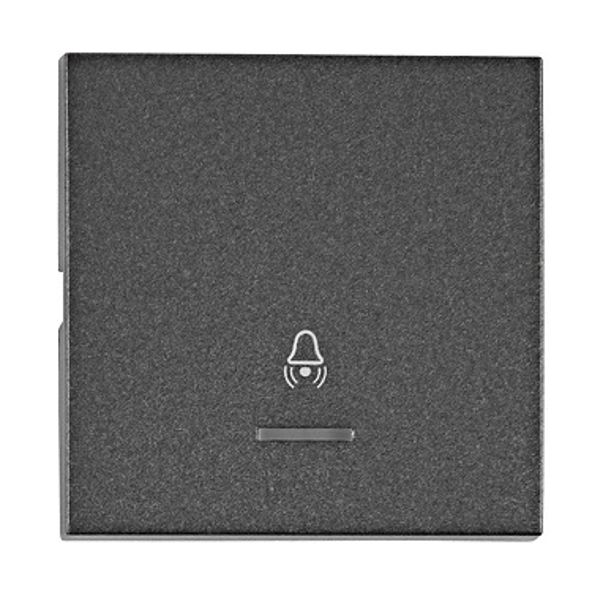 Rocker S 50, tranparent control window, symbol bell, anthrac image 1