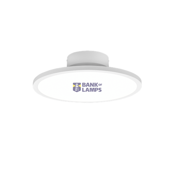 Tray LED ceiling lamp matt white image 1