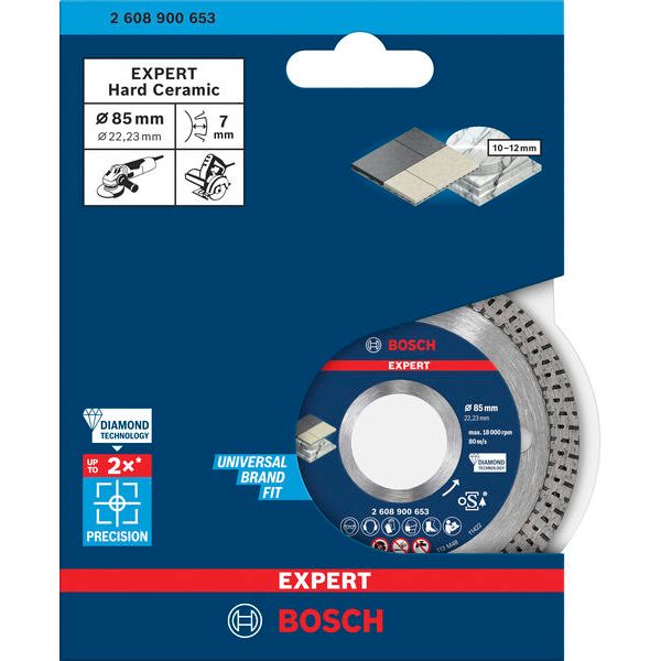 EXPERT HardCeramic Diamond Cutting Disc 85 x 22.23 x 1.6 x 7 mm image 1