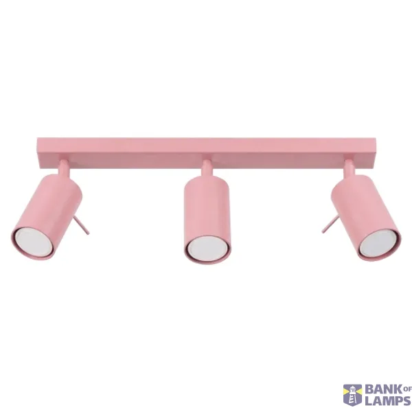 Ceiling lamp RING 3L pink image 1