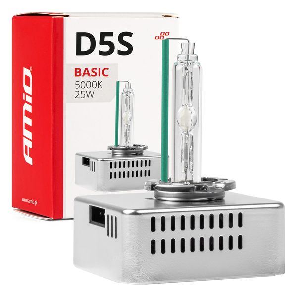 Xenon bulb type D5S 35W 5000K AMiO BASIC image 1