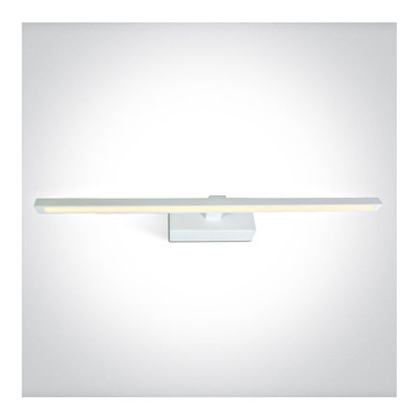 38114T/W/V WHITE BATHROOM / WALL LIGHT 14W CCTV IP44 230V image 1
