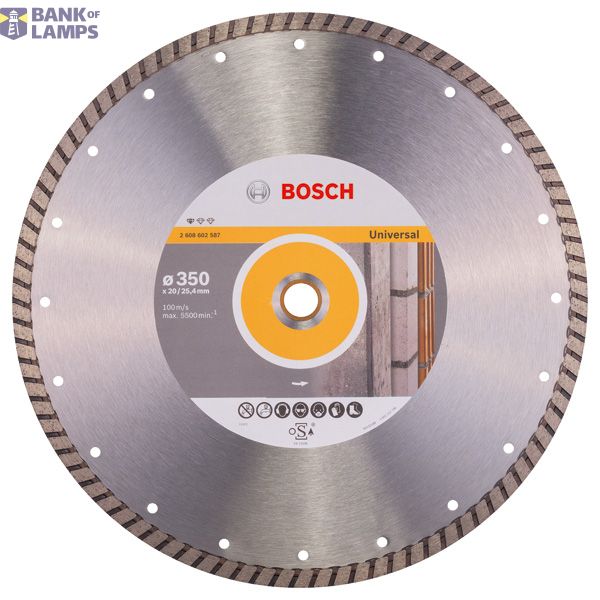 Standard for Universal Turbo diamond cutting disc 350 x 20/25,40 x 3 x 10 mm image 3