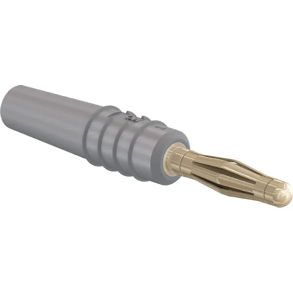 2 mm plug, solder connection, 0.5 mm², gray, 22.2618-28 image 1