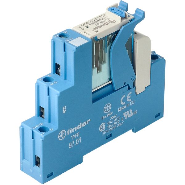 Rel. interface Mod.screw 1CO 16A/110VDC/Agni/LED/diode (4C.01.9.110.0050) image 4